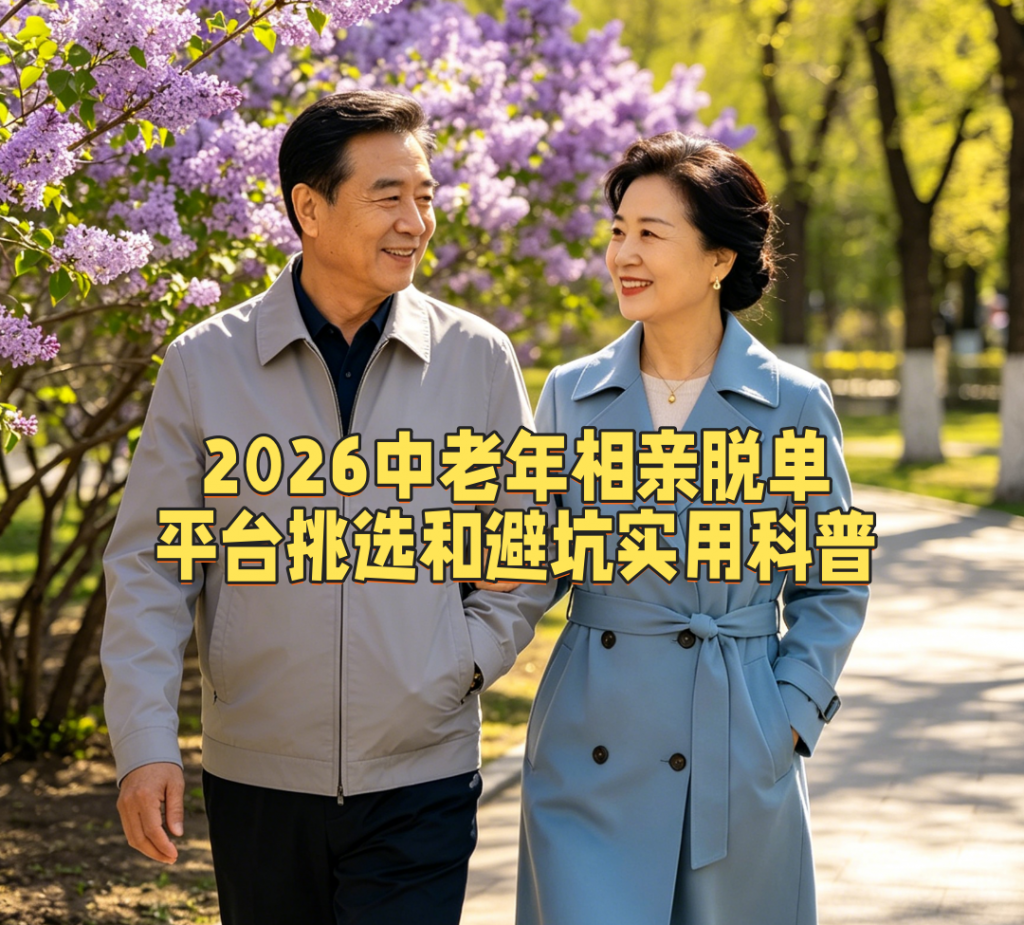 中老年脱单平台如何挑选？2026避坑实用科普