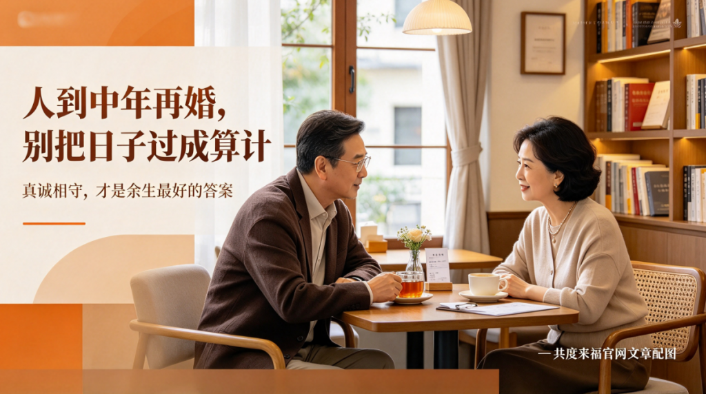 相亲实验的启发：人到中年再婚：放下执念与算计，真诚相守才是余生最好的答案