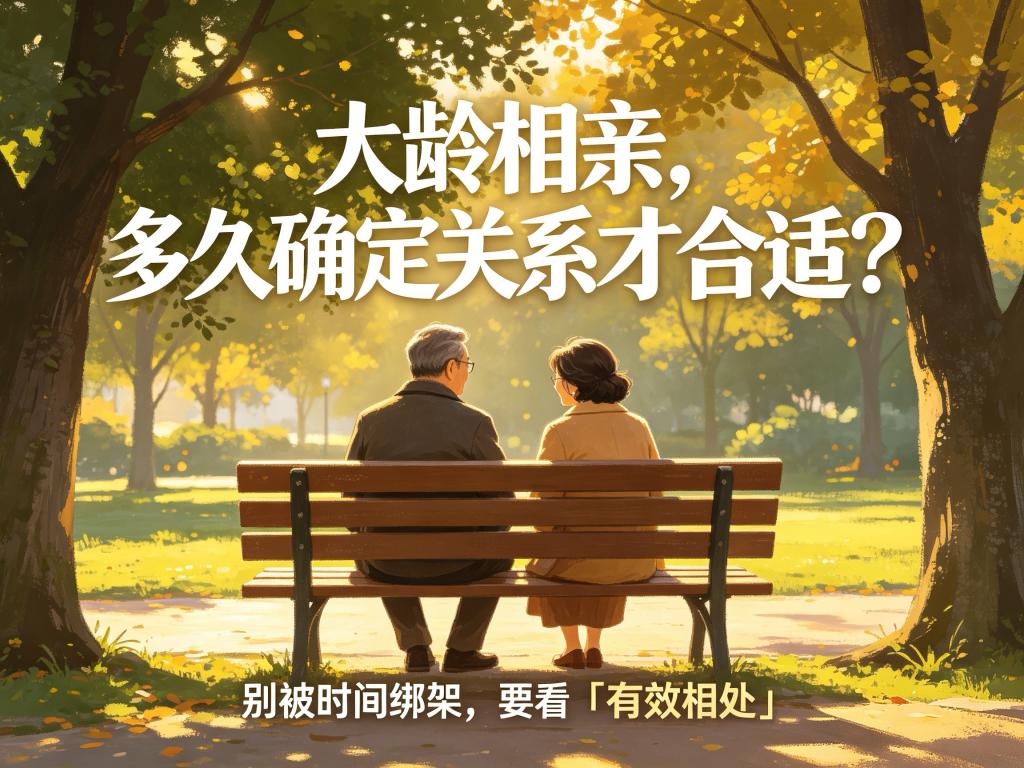 大龄相亲，多久确定关系才合适？别被时间绑架，要看「有效相处」