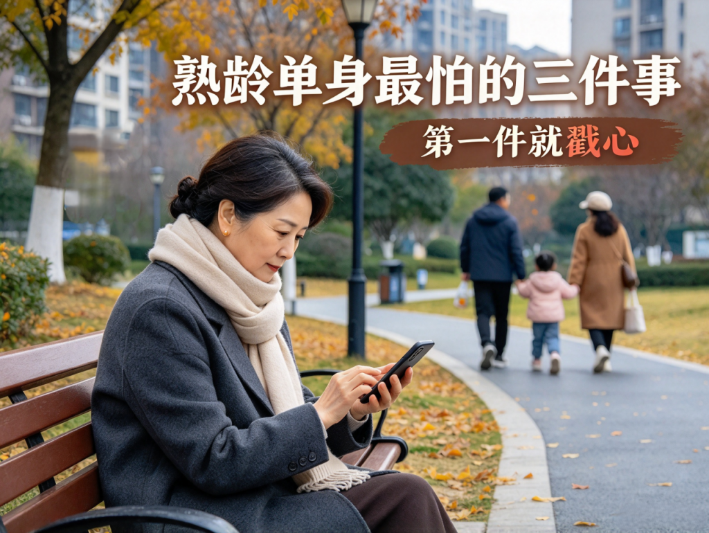 中年和老年单身最怕的三件事，第一件就戳心