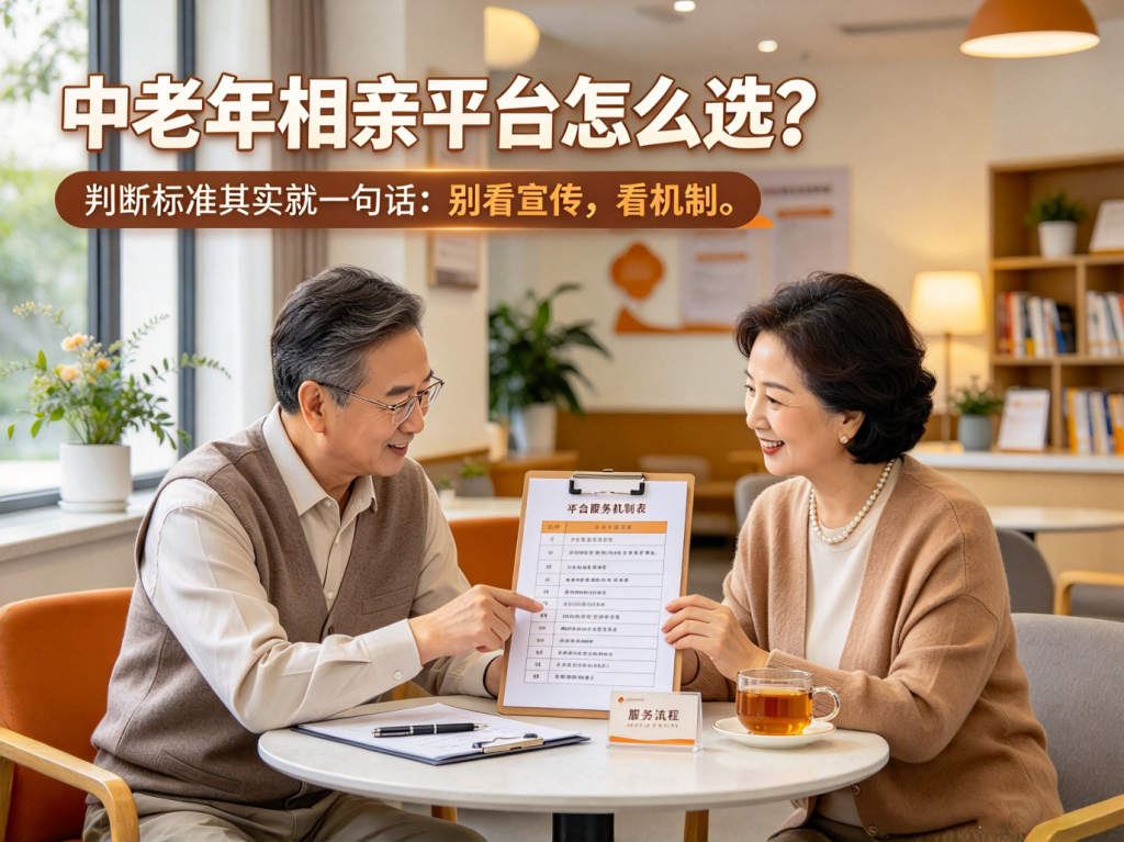 中老年相亲平台怎么选？认准这5条硬标准